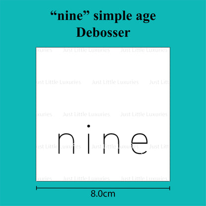 Simple Age Debosser