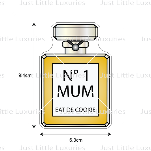 1 Mum Perfume Bottle Cookie Cutter