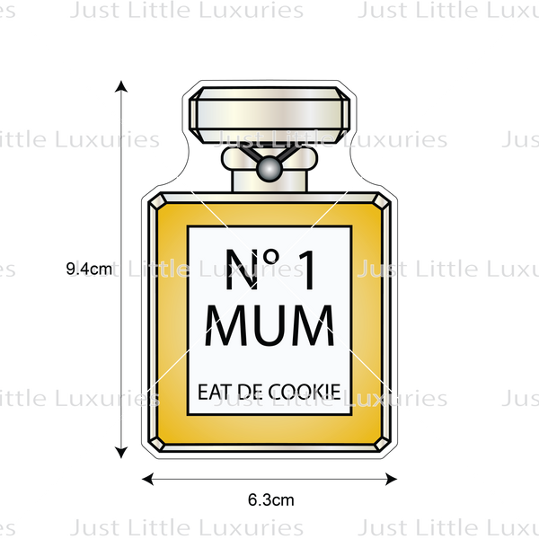 1 Mum Perfume Bottle Cookie Cutter