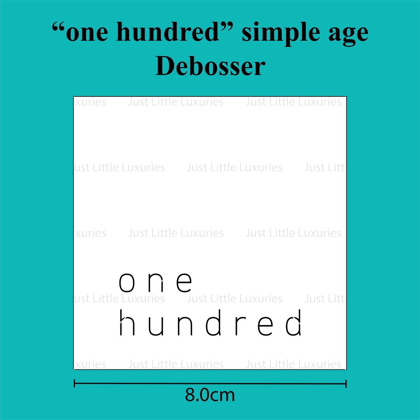 Simple Age Debosser