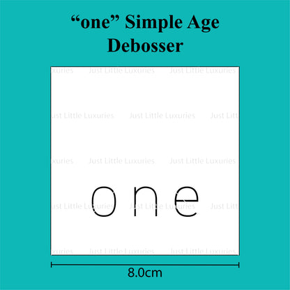 Simple Age Debosser