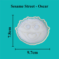 Sesame Street - Oscar The Grouch Cookie Cutter