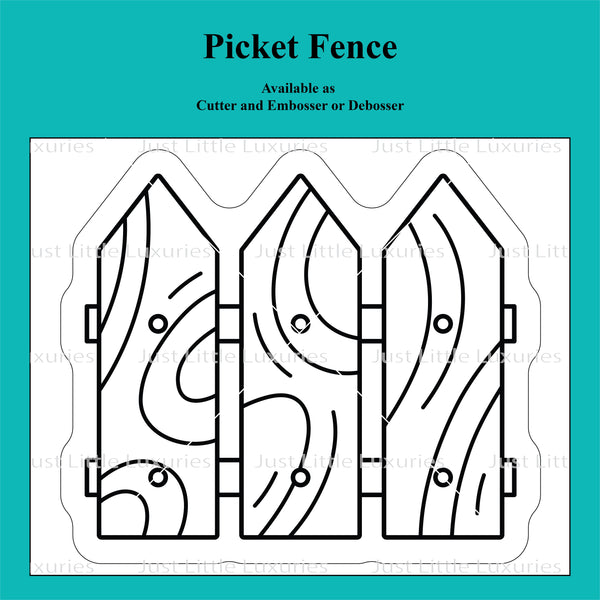 On the Farm -  Picket Fence Cookie Cutter