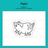 On the Farm -  Piglet Cookie Cutter