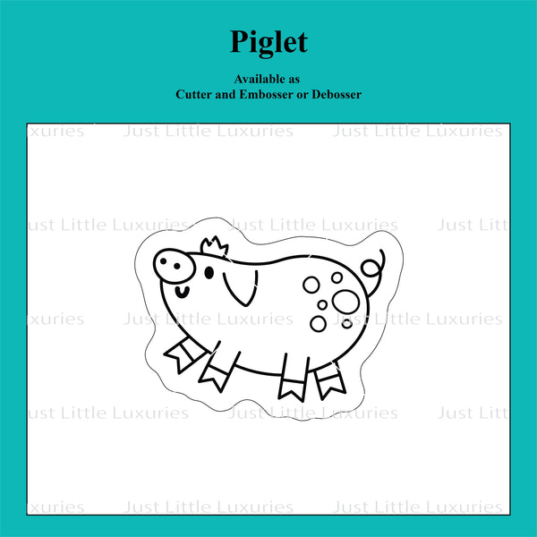 On the Farm -  Piglet Cookie Cutter