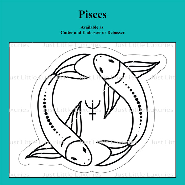 Horoscopes - Pisces Cutter and Embosser/Debosser