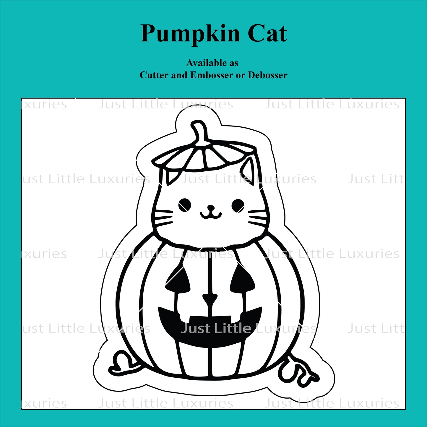 Pumpkin Cat Cookie Cutter