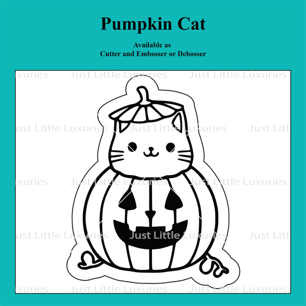 Pumpkin Cat Cookie Cutter