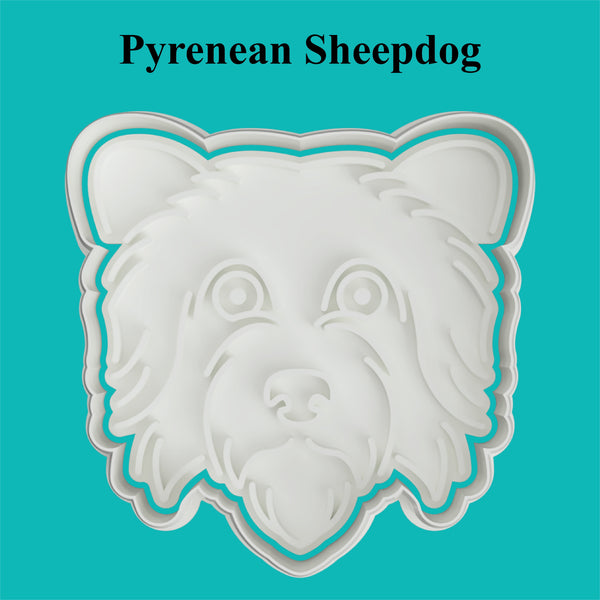 Pyrenean Sheepdog Cookie Cutter and Embosser