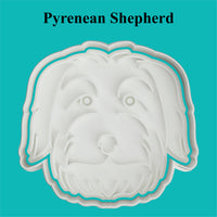 Pyrenean Shepherd Cookie Cutter and Embosser