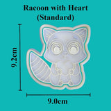 Racoon with heart Cookie Cutter - just-little-luxuries