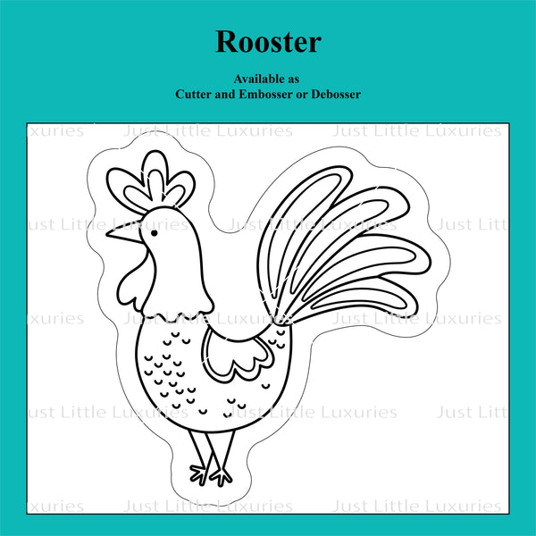 On the Farm -  Rooster Cookie Cutter