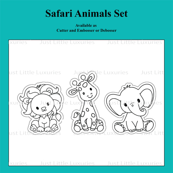 Safari Animals Cookie Cutter Set