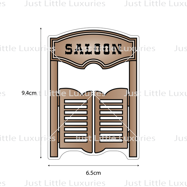 Saloon Doors Cookie Cutter