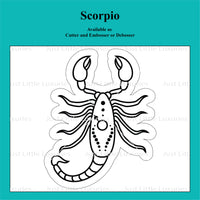 Horoscopes - Scorpio Cutter and Embosser/Debosser