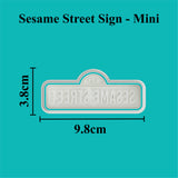Sesame Street Sign Cookie Cutter