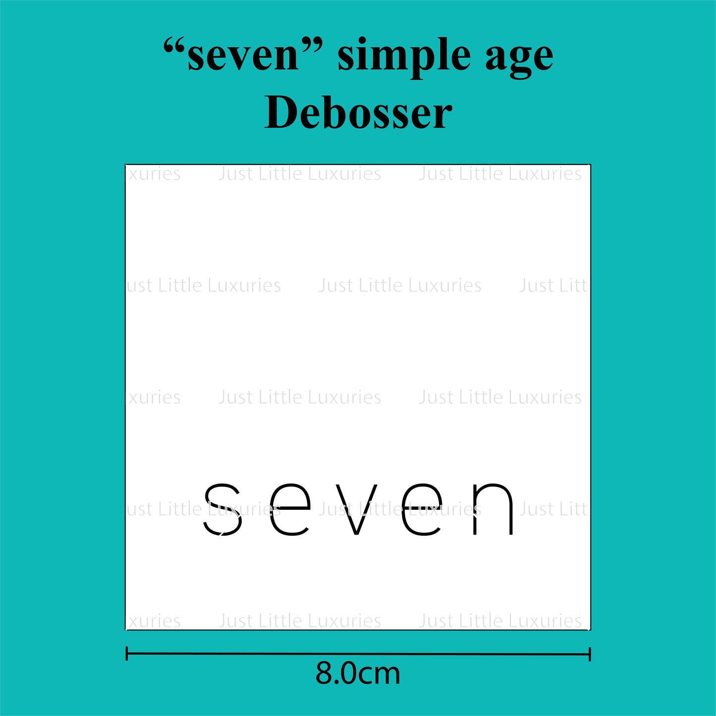 Simple Age Debosser