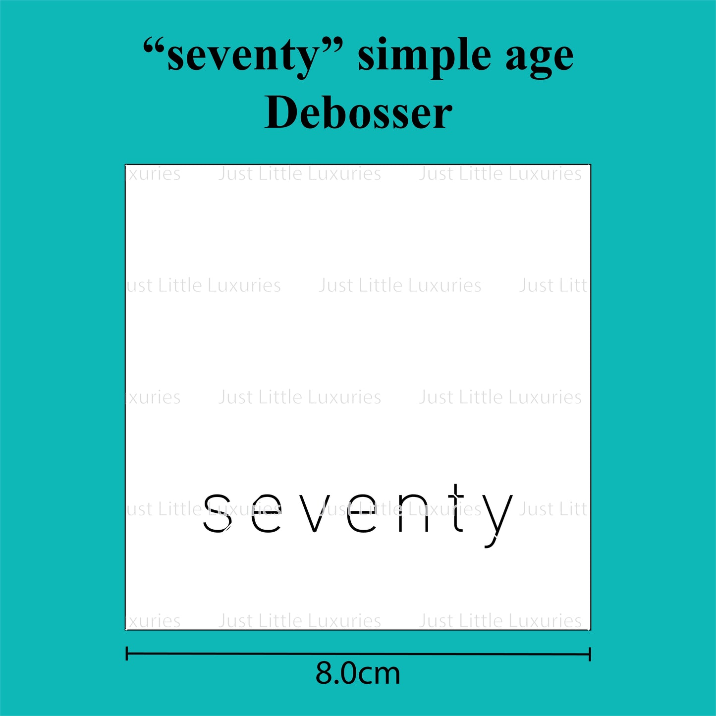 Simple Age Debosser