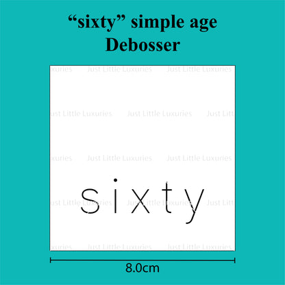 Simple Age Debosser