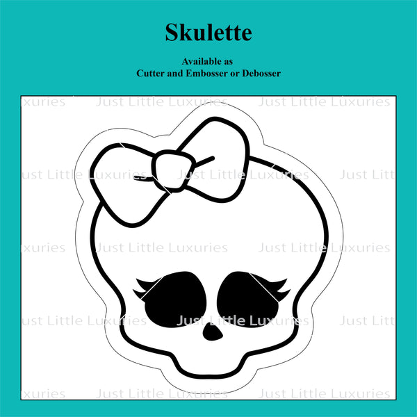 Skullette Cookie Cutter