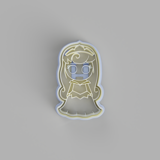 Chibi Sleeping Beauty Cookie Cutter - just-little-luxuries