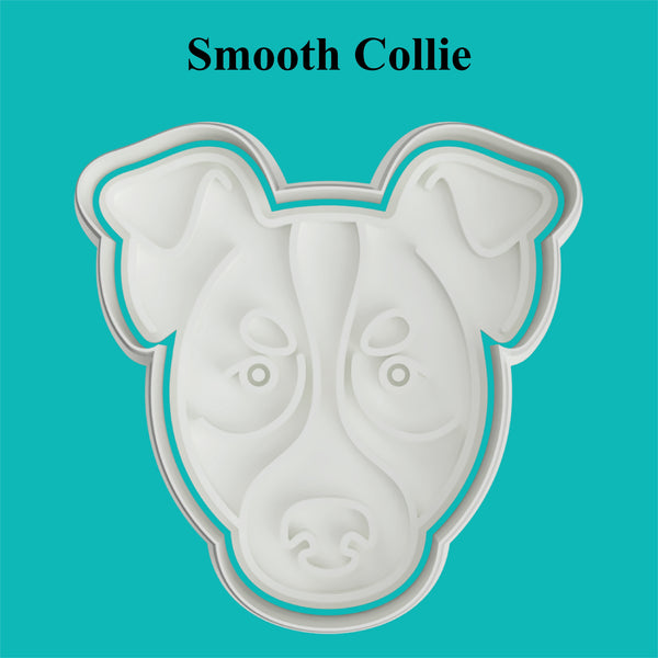 Smooth Collie Cookie Cutter and Embosser