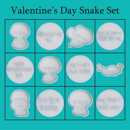 Kawaii Snakes - Valentine's Day Set - just-little-luxuries