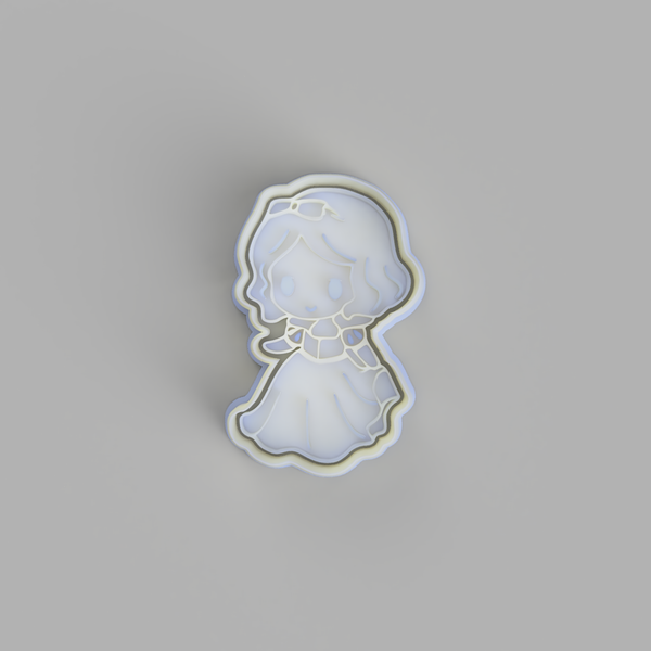 Chibi Snow White (2) Cookie Cutter - just-little-luxuries