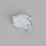Sonic the Hedgehog Face Cookie Cutter and Embosser. - just-little-luxuries