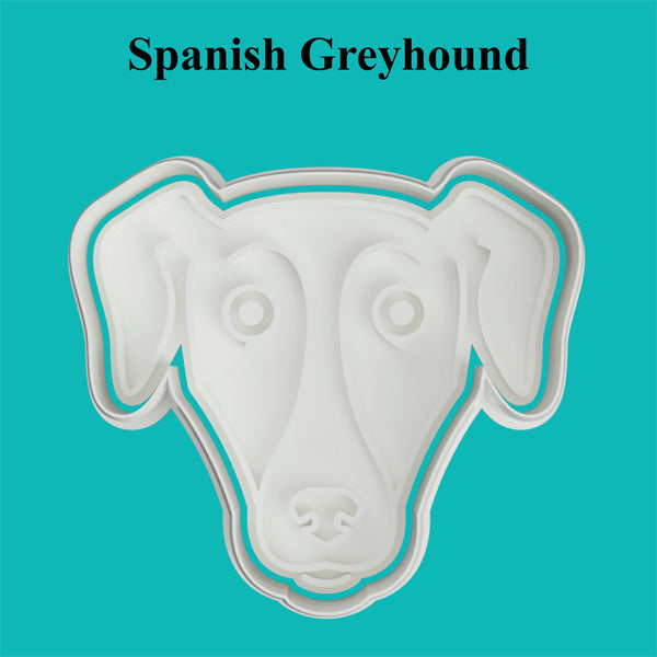Spanish Greyhound Cookie Cutter and Embosser