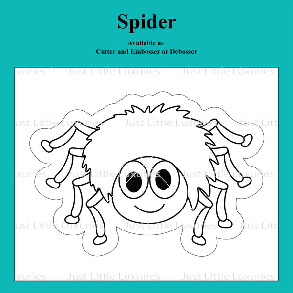 Spider Cookie cutter and embosser/debosser