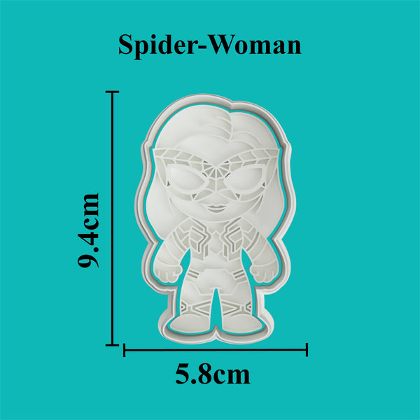 Spider-Woman Cookie Cutter And Embosser.