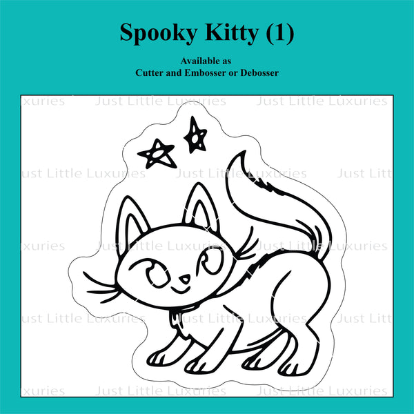 Spooky Kitty (1) Cookie Cutter