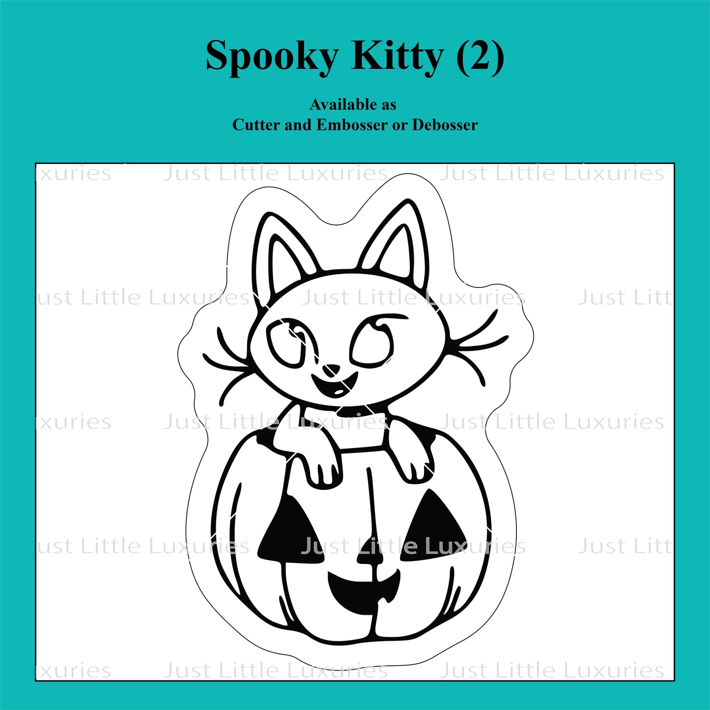 Spooky Kitty (2) Cookie Cutter