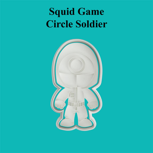 The Game - Soldier (Circle) Cookie Cutter