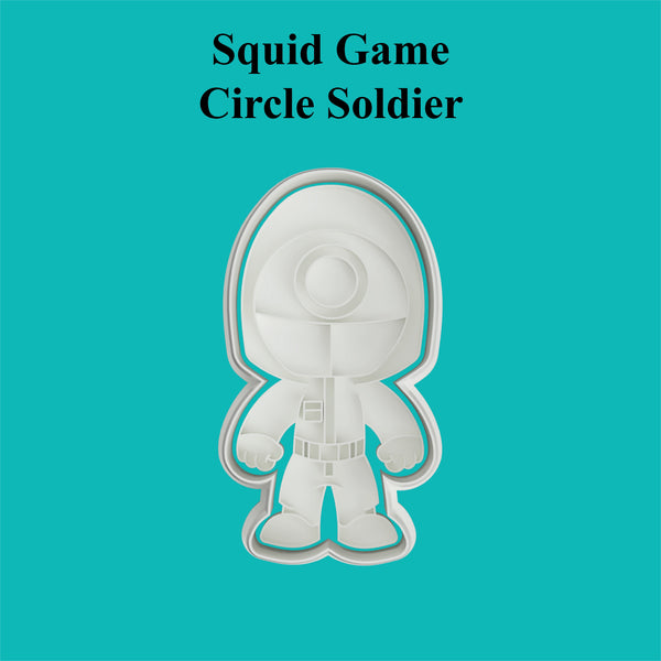The Game - Soldier (Circle) Cookie Cutter