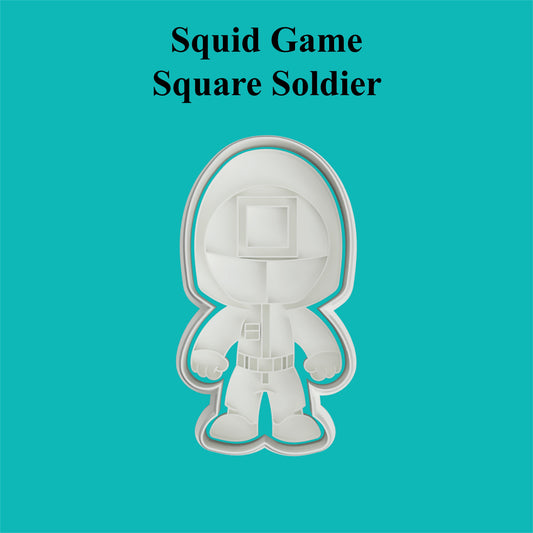 The Game - Soldier (Square) Cookie Cutter