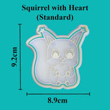 Squirrel with heart Cookie Cutter - just-little-luxuries
