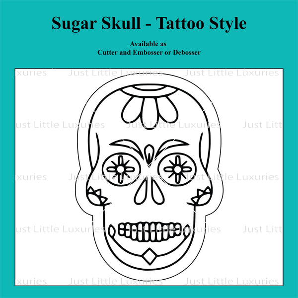 Sugar Skull - Tattoo Style Cookie Cutter