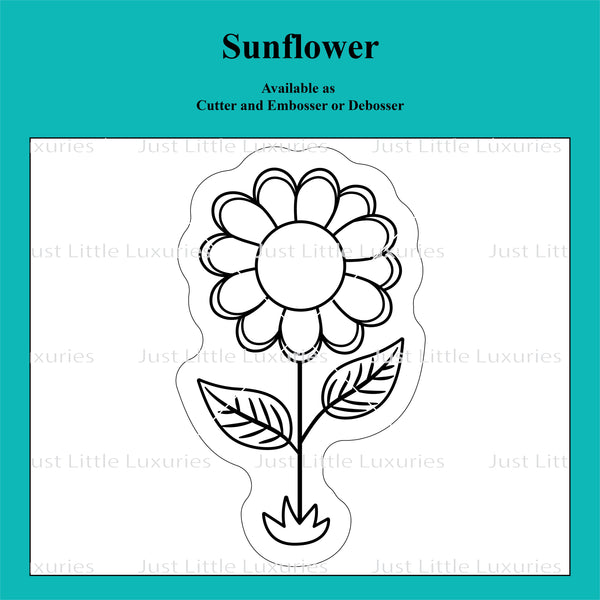 On the Farm -  Sunflower Cookie Cutter