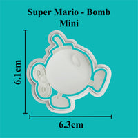 Super Mario - Bomb Cookie Cutter