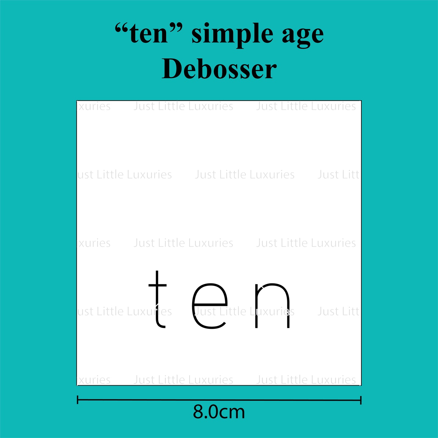 Simple Age Debosser