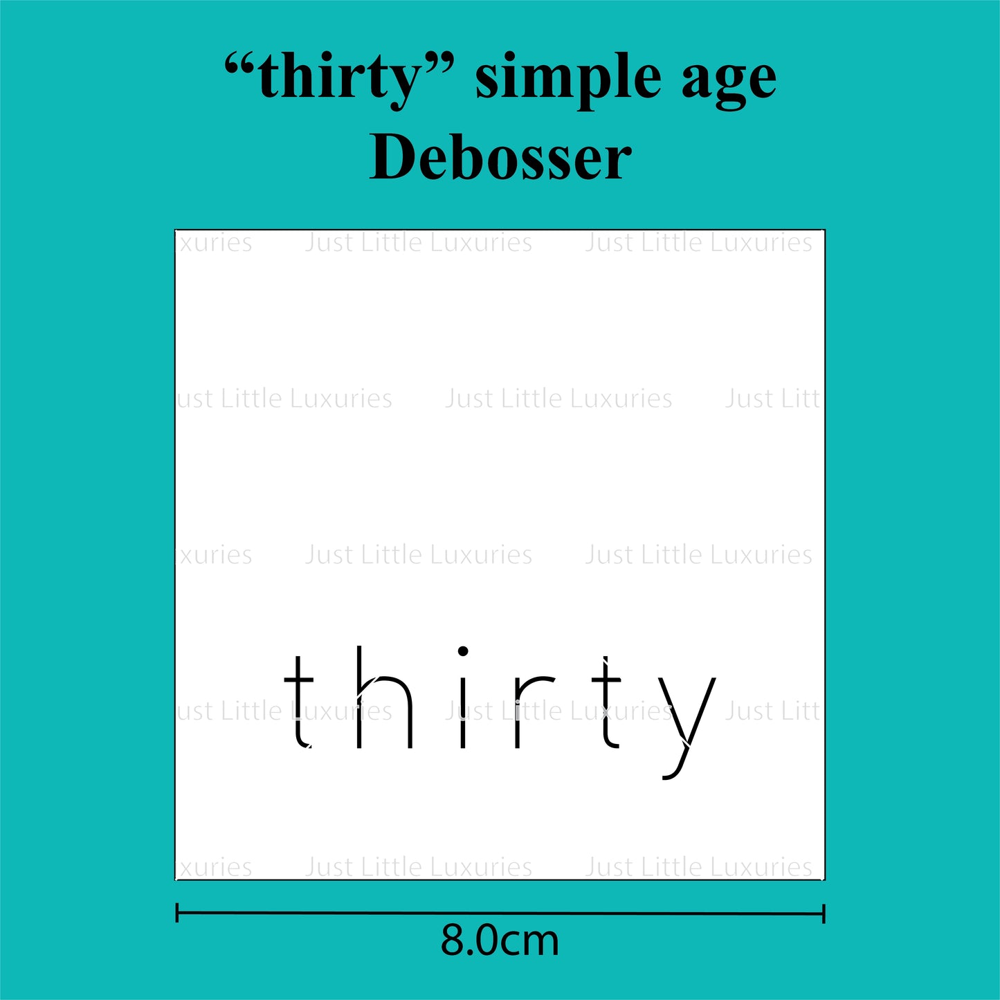 Simple Age Debosser