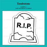 Tombstone halloween Cookie Cutter .