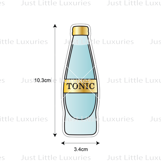 Tonic Bottle Cookie Cutter