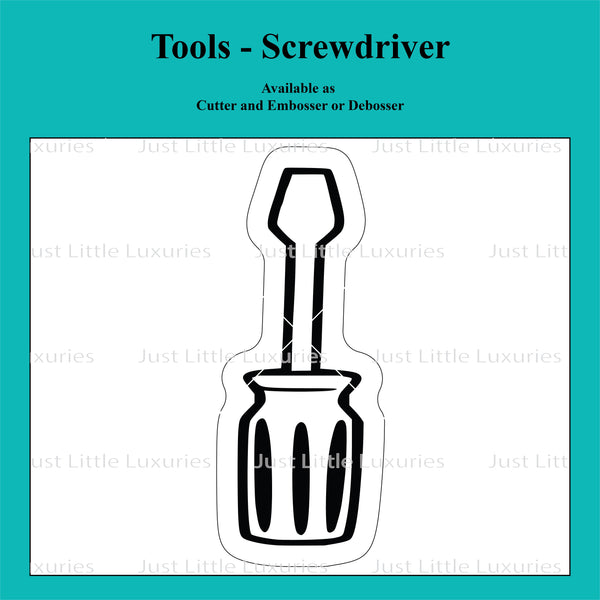Tools - Screwdriver Cookie Cutter and Embosser