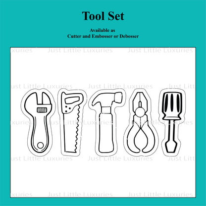 Tool Set Cookie Cutters