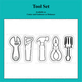 Tool Set Cookie Cutters