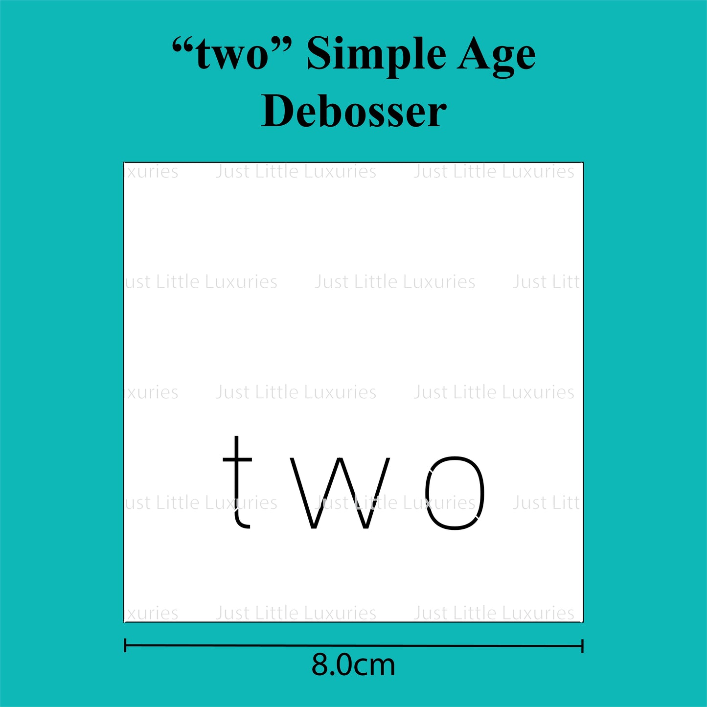 Simple Age Debosser