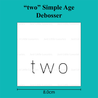 Simple Age Debosser